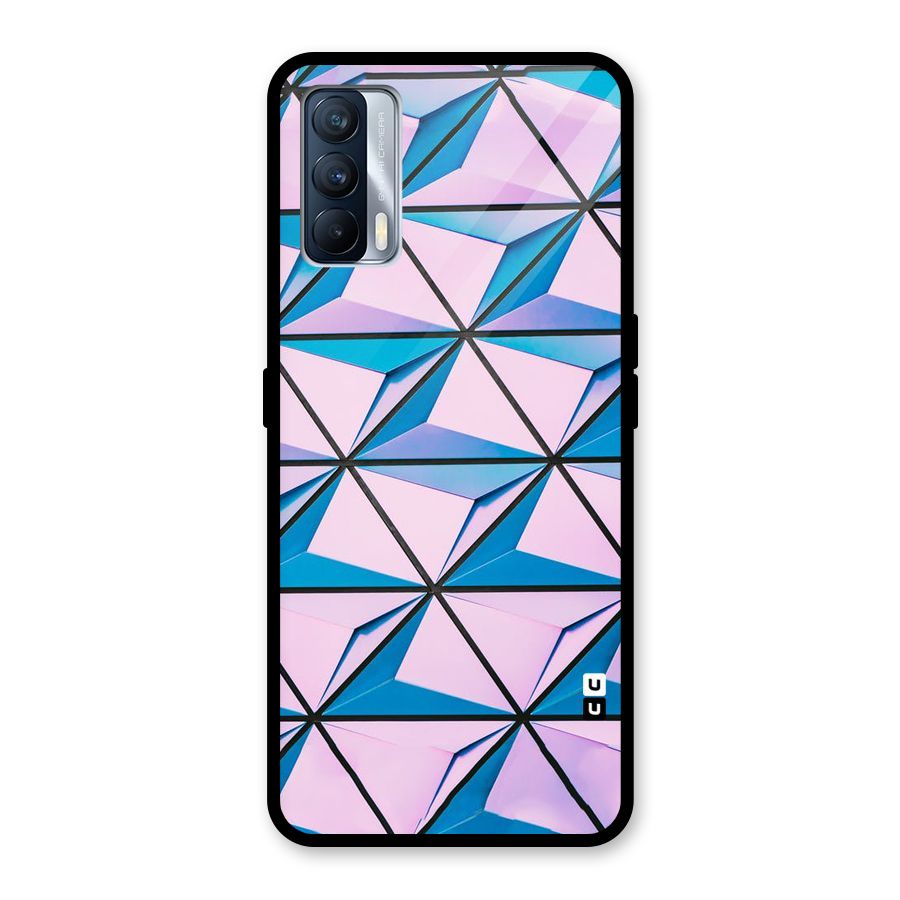Crystal Abstract Glass Back Case for Realme X7