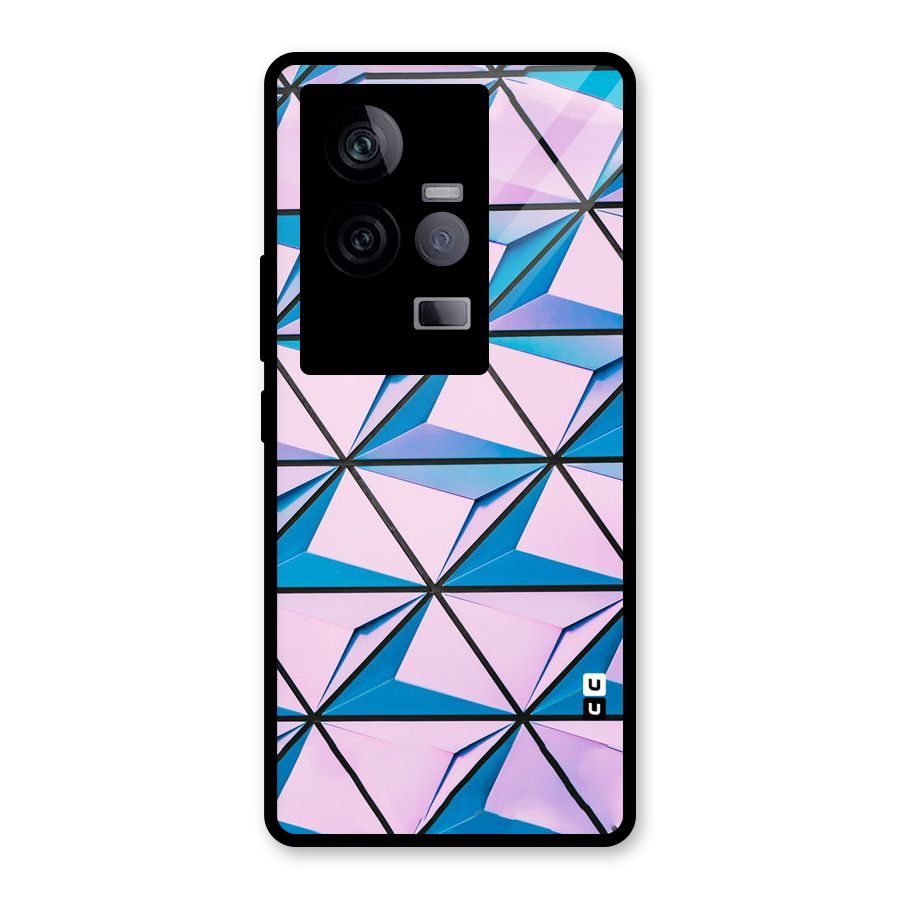 Crystal Abstract Glass Back Case for Vivo iQOO 11 5G