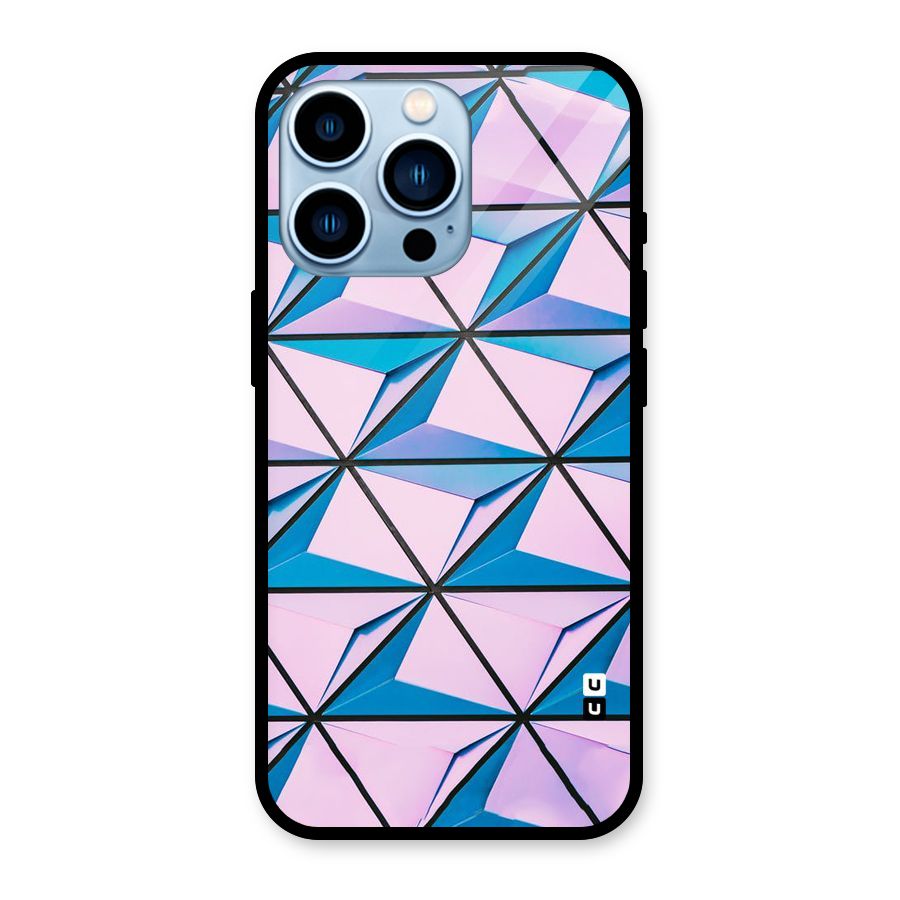 Crystal Abstract Glass Back Case for iPhone 13 Pro