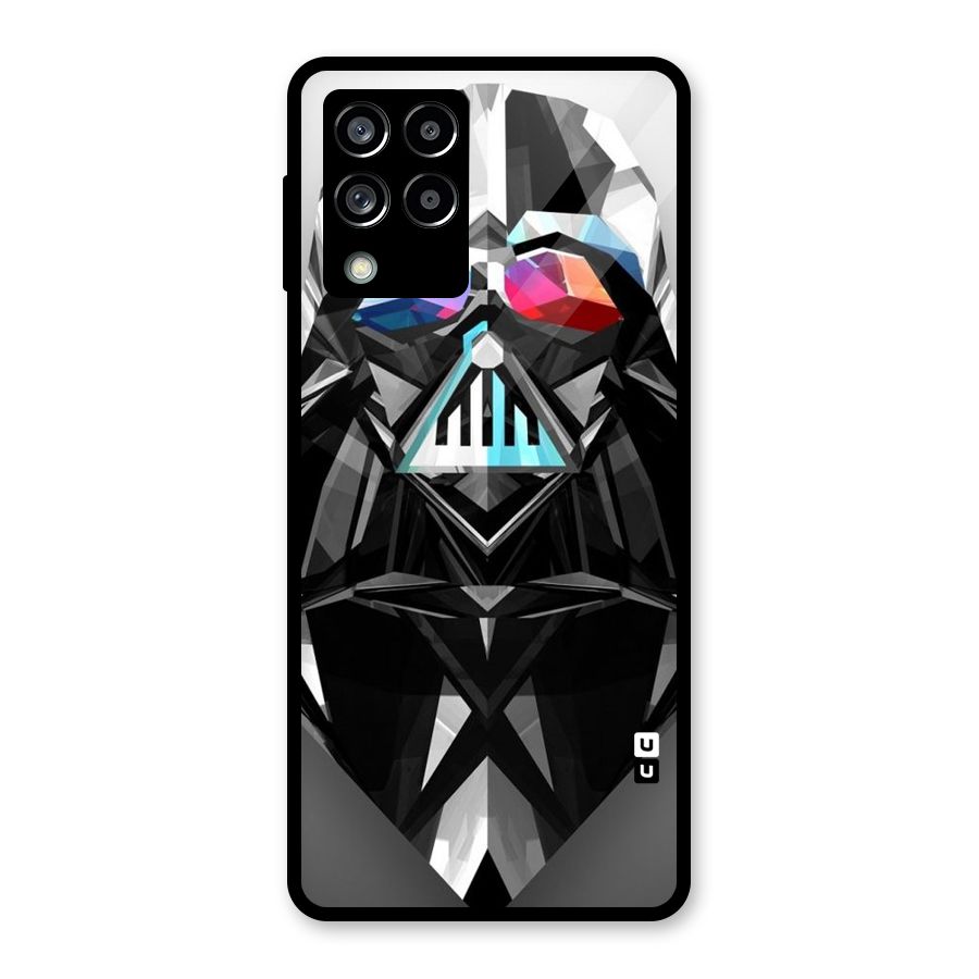 Crystal Robot Glass Back Case for Galaxy M53 5G