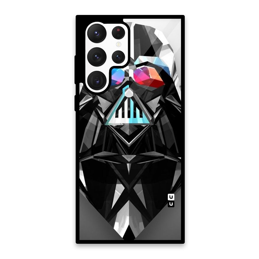 Crystal Robot Glass Back Case for Galaxy S22 Ultra 5G