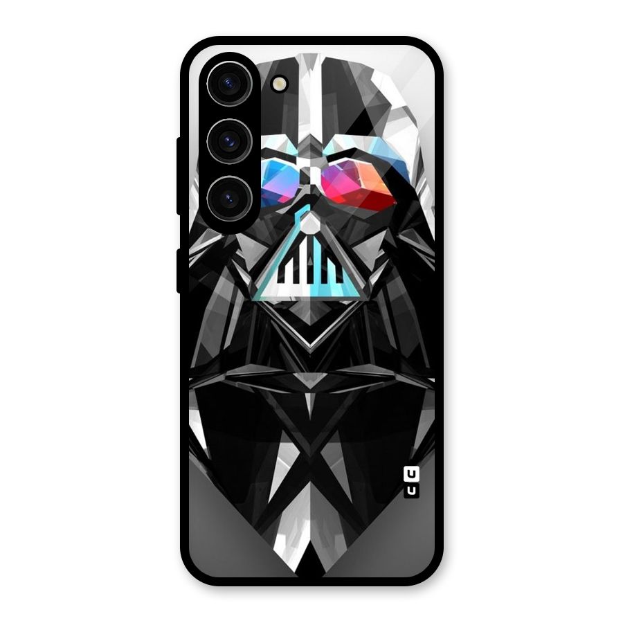 Crystal Robot Glass Back Case for Galaxy S23