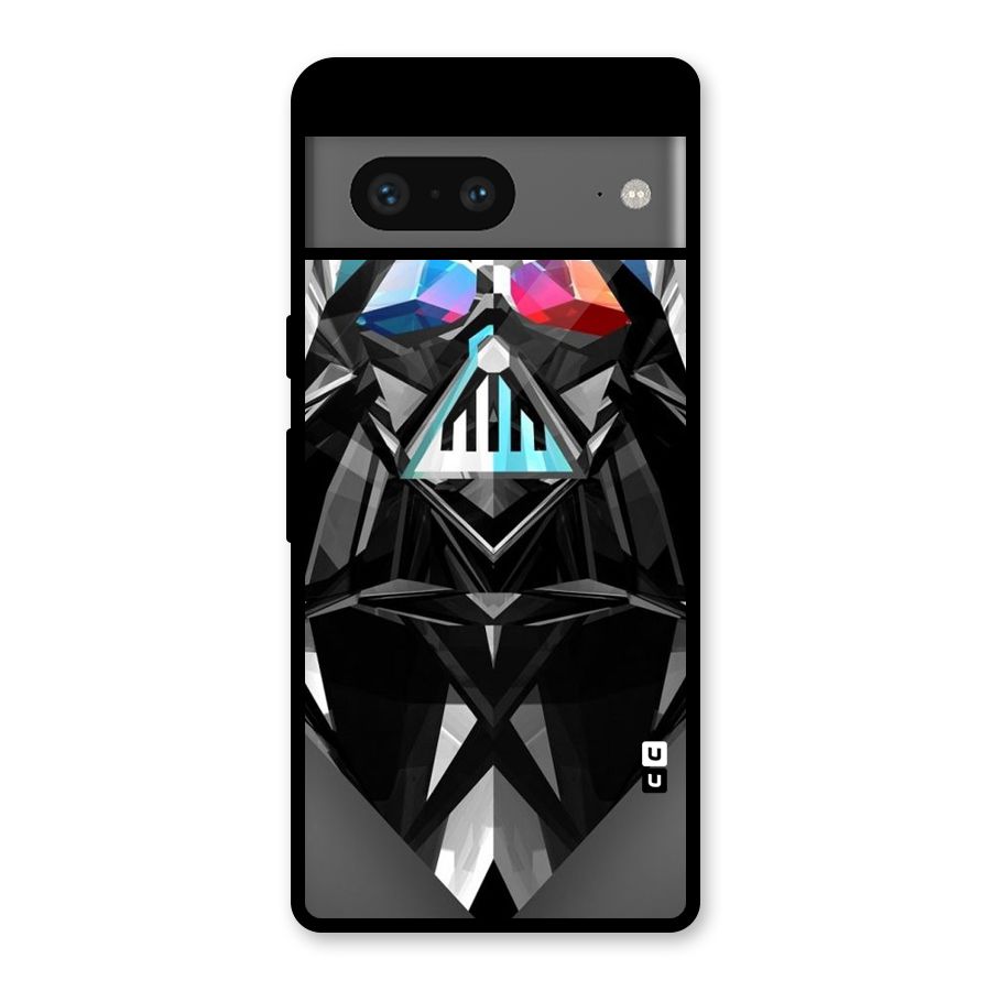 Crystal Robot Glass Back Case for Google Pixel 7