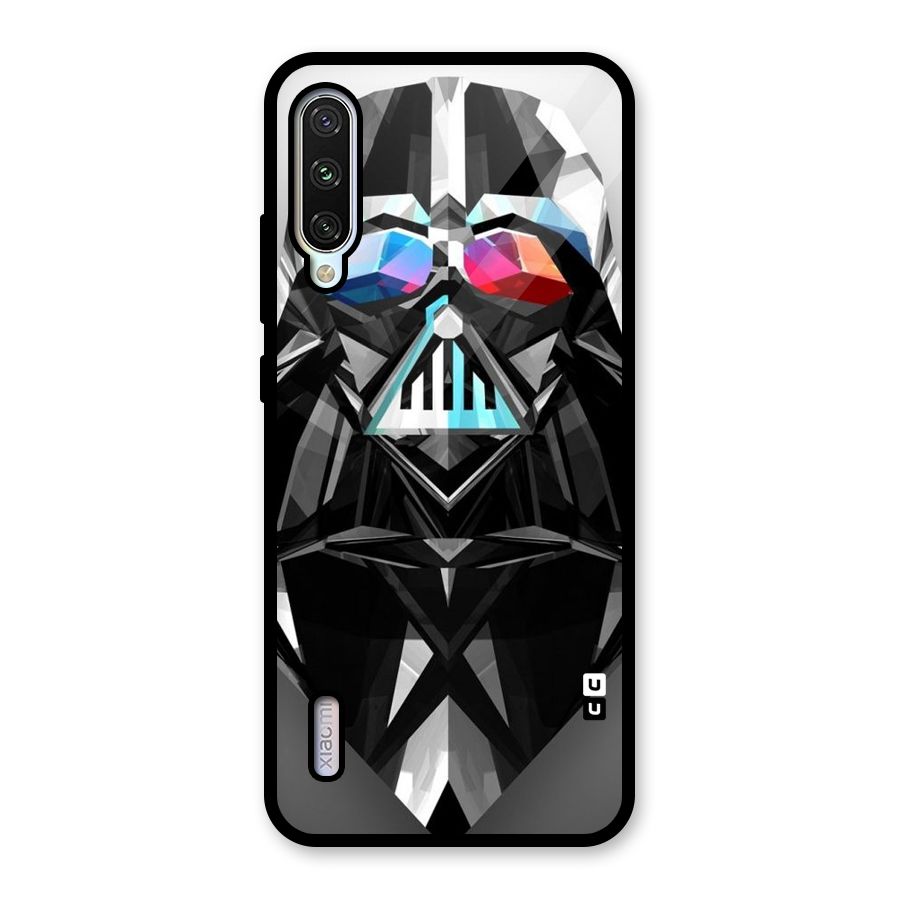 Crystal Robot Glass Back Case for Mi A3