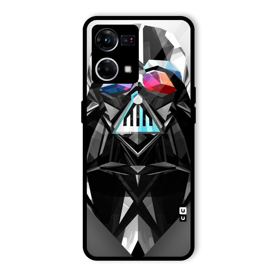 Crystal Robot Glass Back Case for Oppo F21 Pro 4G