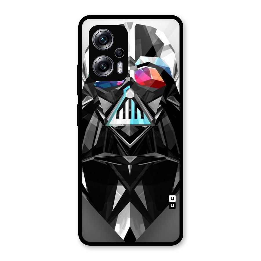 Crystal Robot Glass Back Case for Redmi K50i