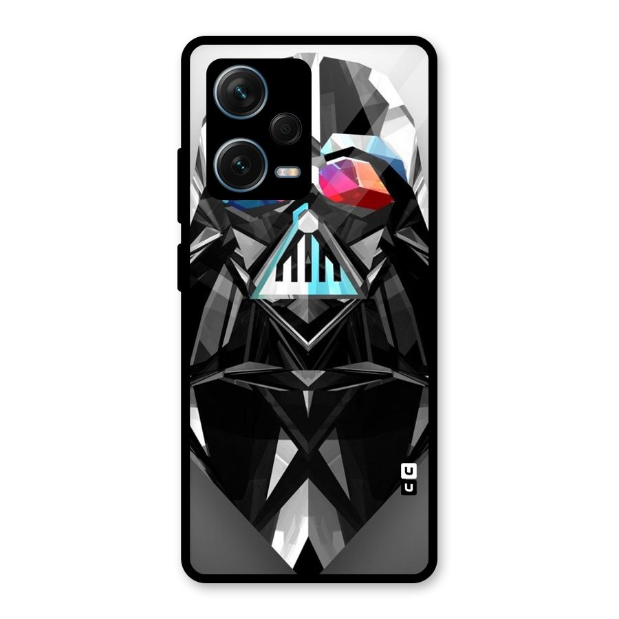 Crystal Robot Glass Back Case for Redmi Note 12 Pro Plus 5G