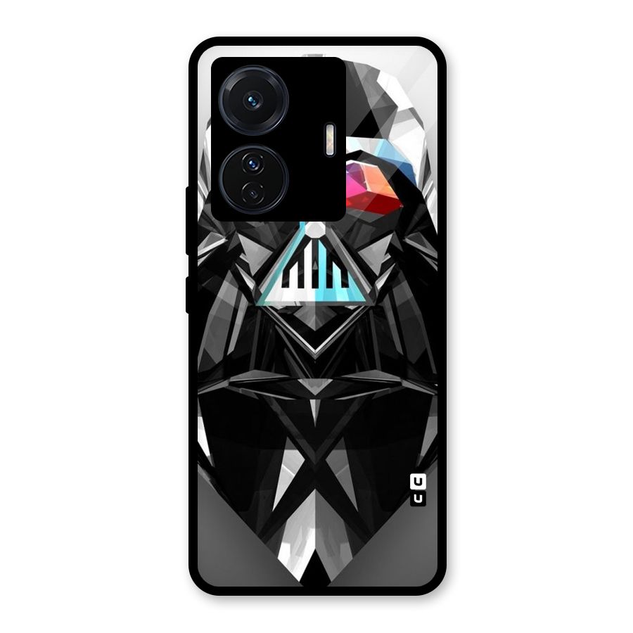 Crystal Robot Glass Back Case for Vivo iQOO Z6 Pro