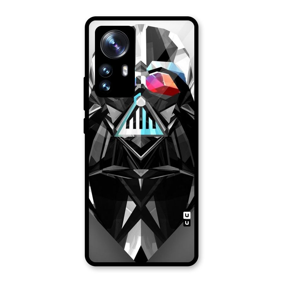 Crystal Robot Glass Back Case for Xiaomi 12 Pro