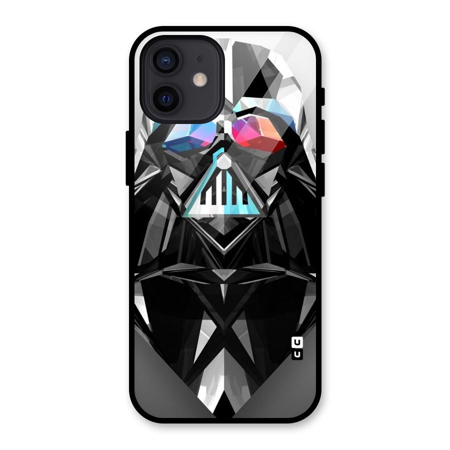 Crystal Robot Glass Back Case for iPhone 12