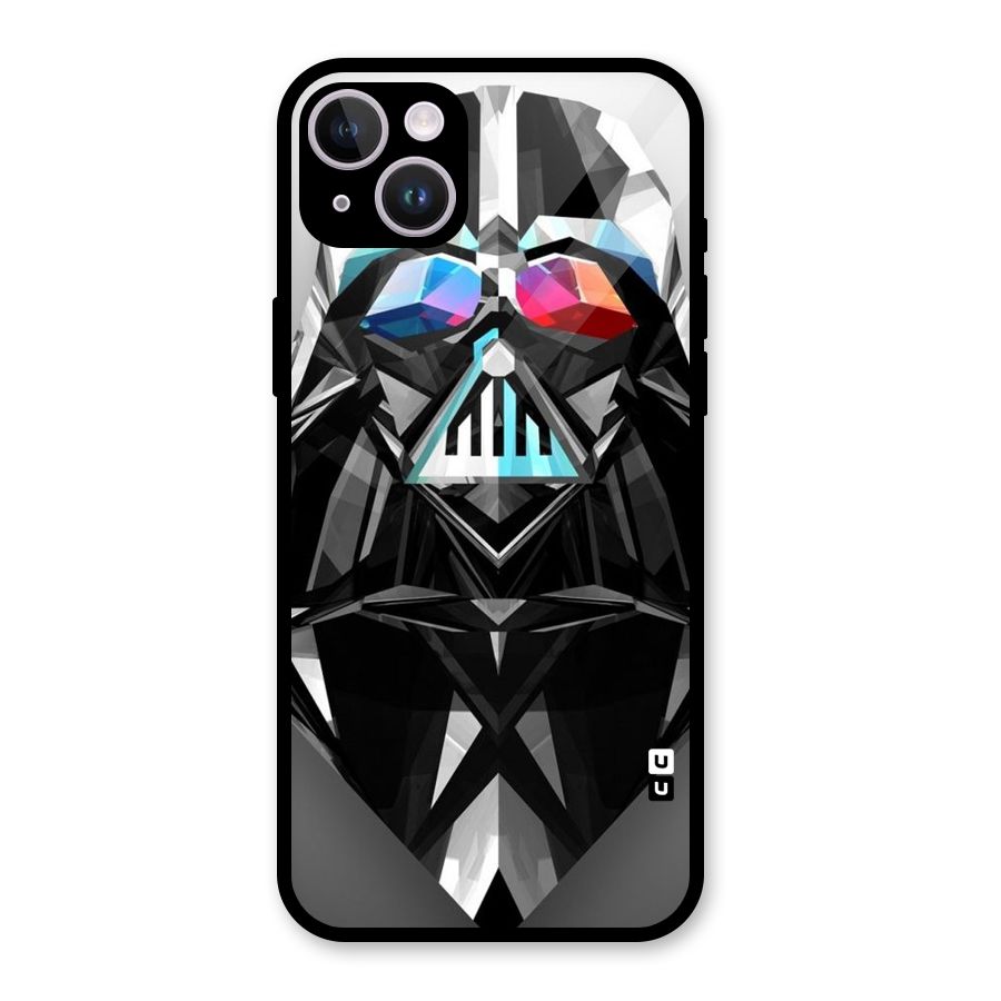 Crystal Robot Glass Back Case for iPhone 14 Plus