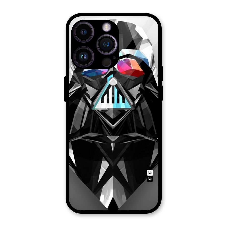 Crystal Robot Glass Back Case for iPhone 14 Pro Max