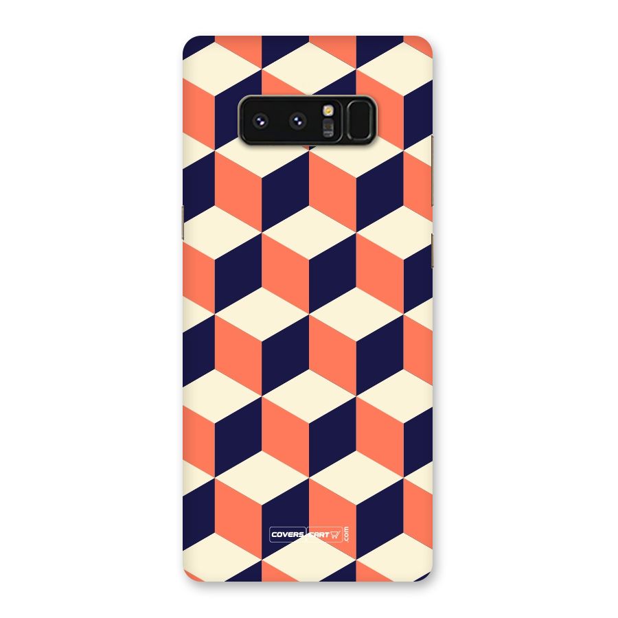 Cube Pattern Back Case for Galaxy Note 8