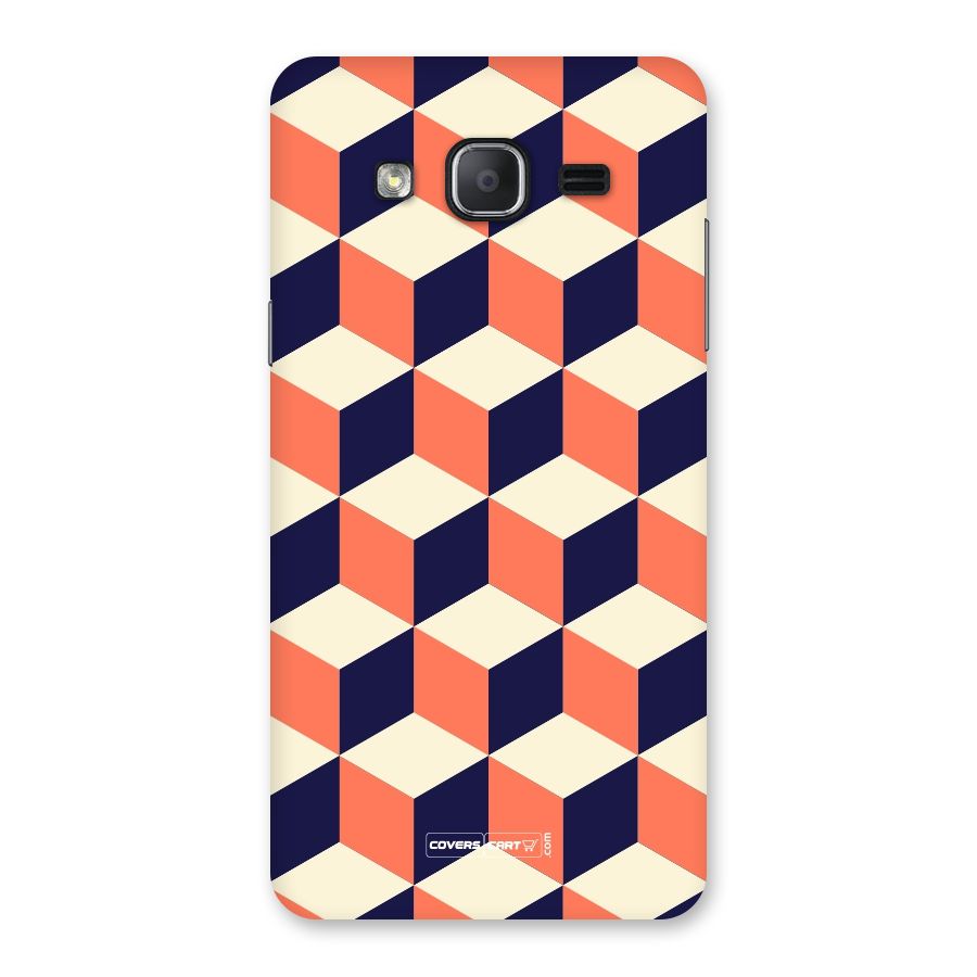 Cube Pattern Back Case for Galaxy On7 2015