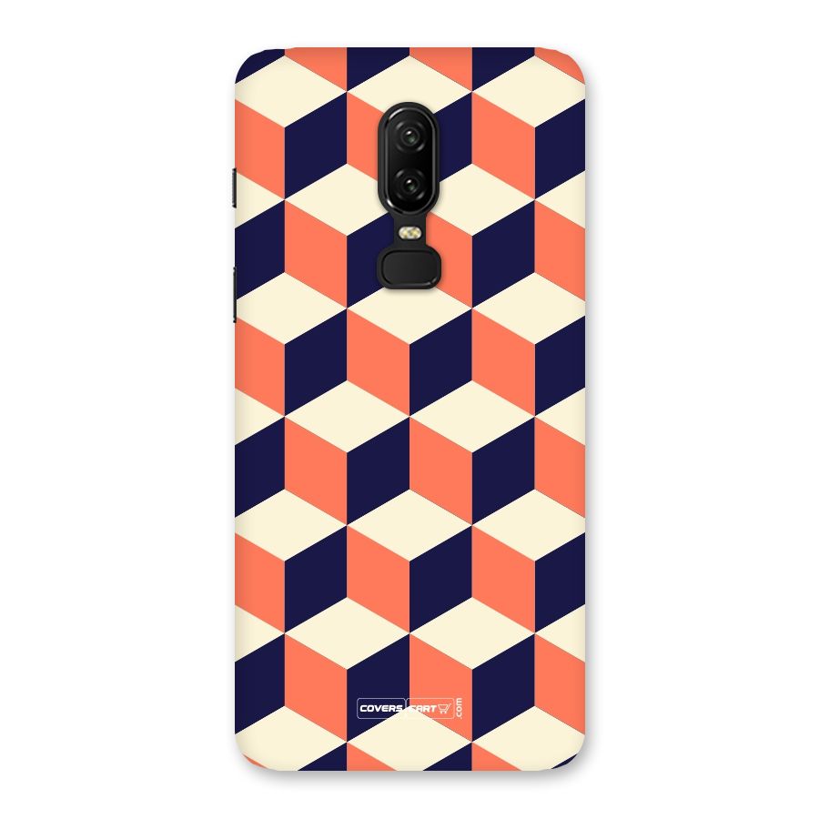 Cube Pattern Back Case for OnePlus 6