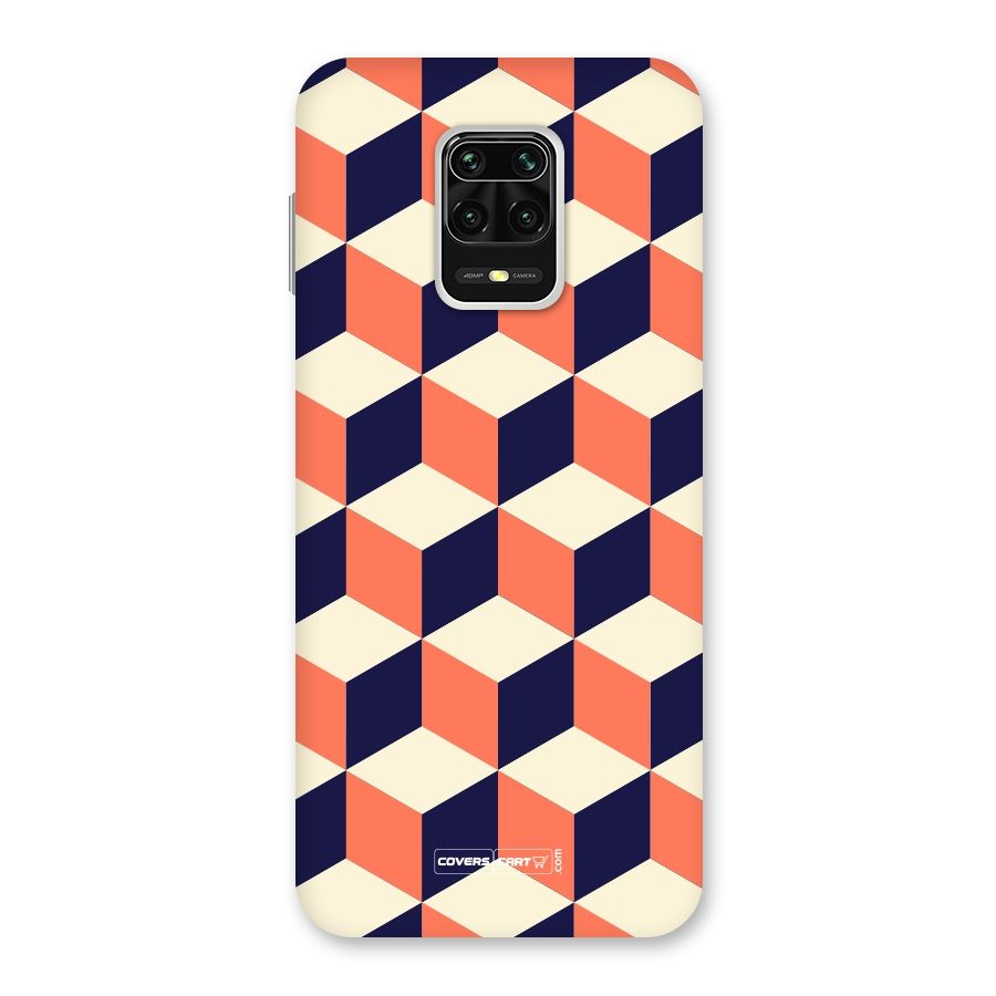 Cube Pattern Back Case for Poco M2 Pro