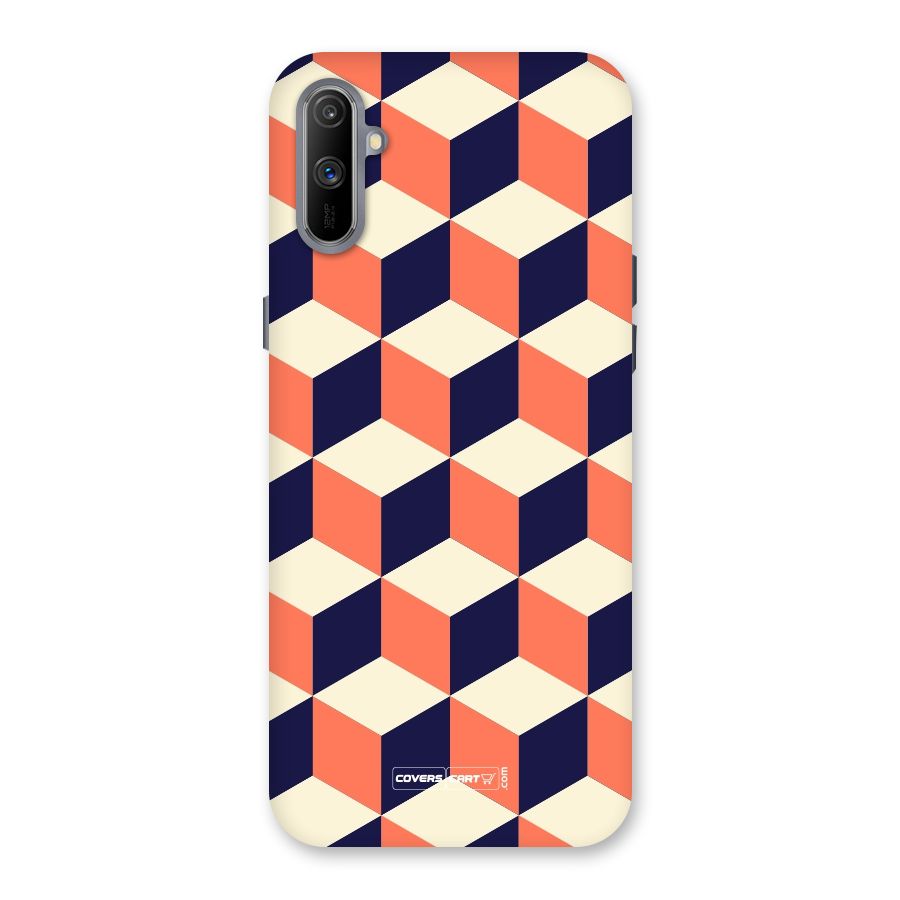 Cube Pattern Back Case for Realme C3