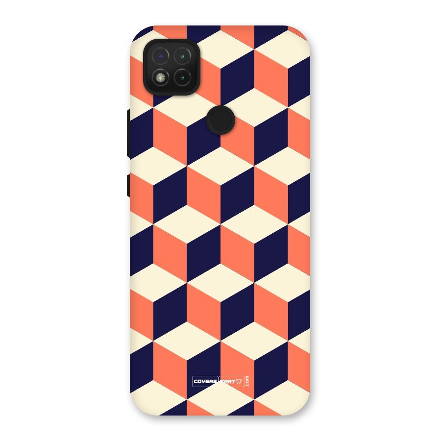 Cube Pattern Back Case for Redmi 9