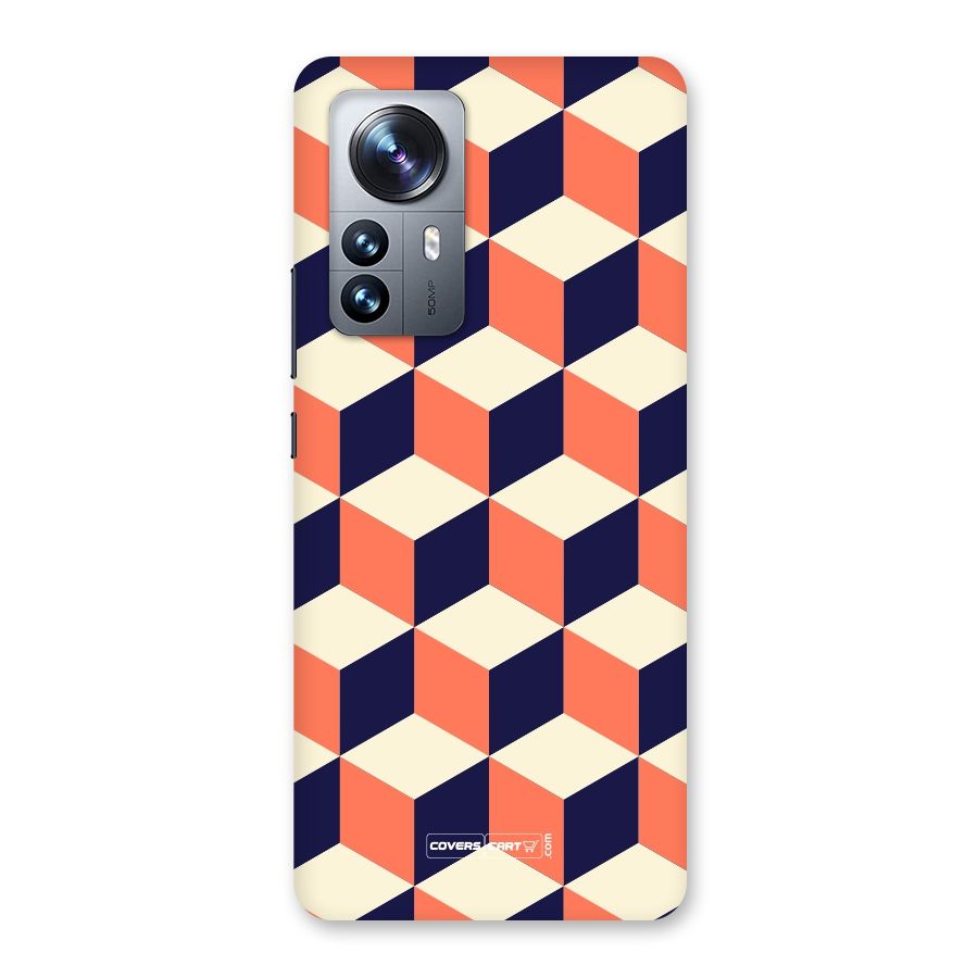 Cube Pattern Back Case for Xiaomi 12 Pro