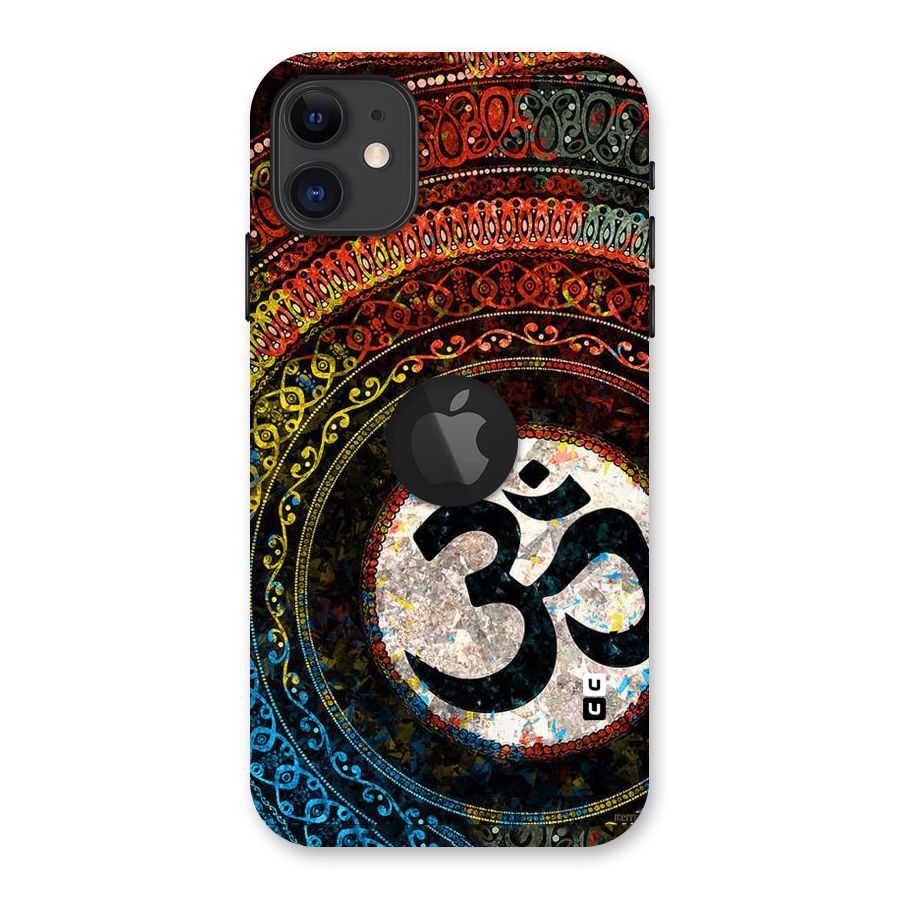 Culture Om Design Back Case for iPhone 11 Logo Cut
