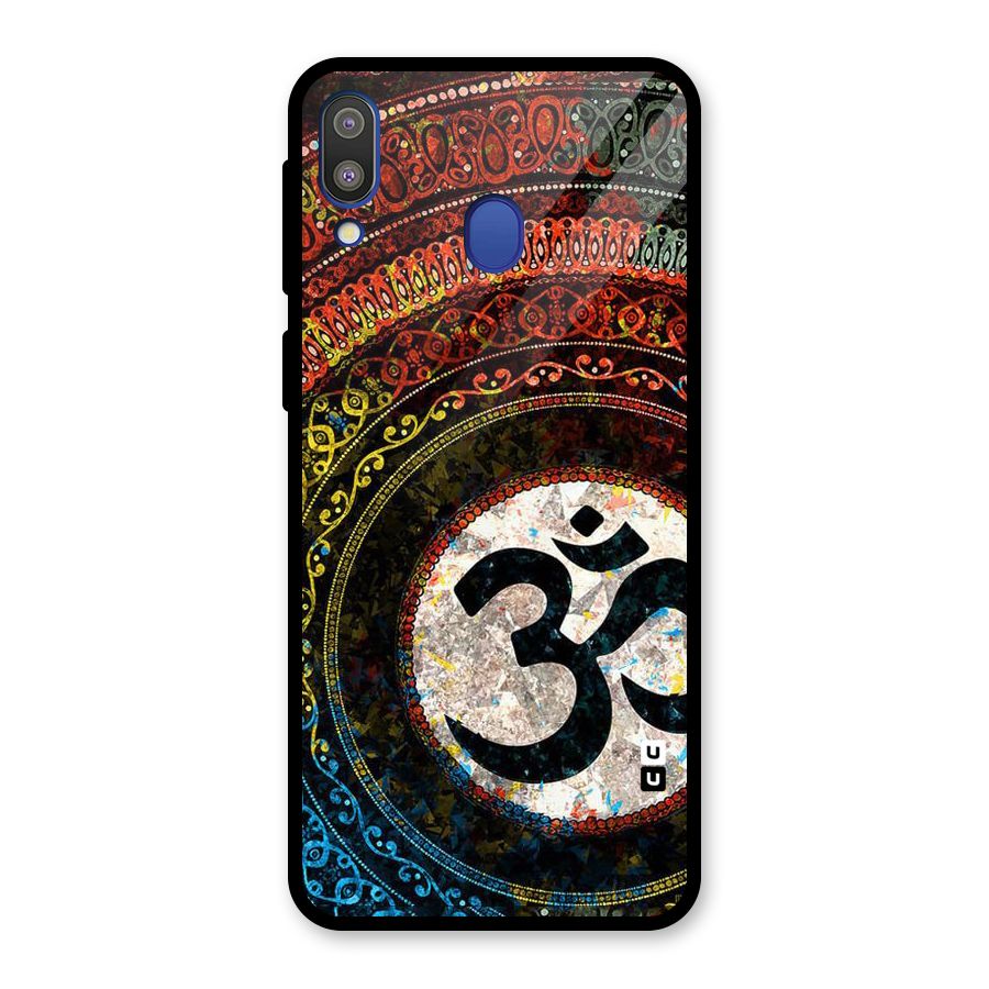 Culture Om Design Glass Back Case for Galaxy M20