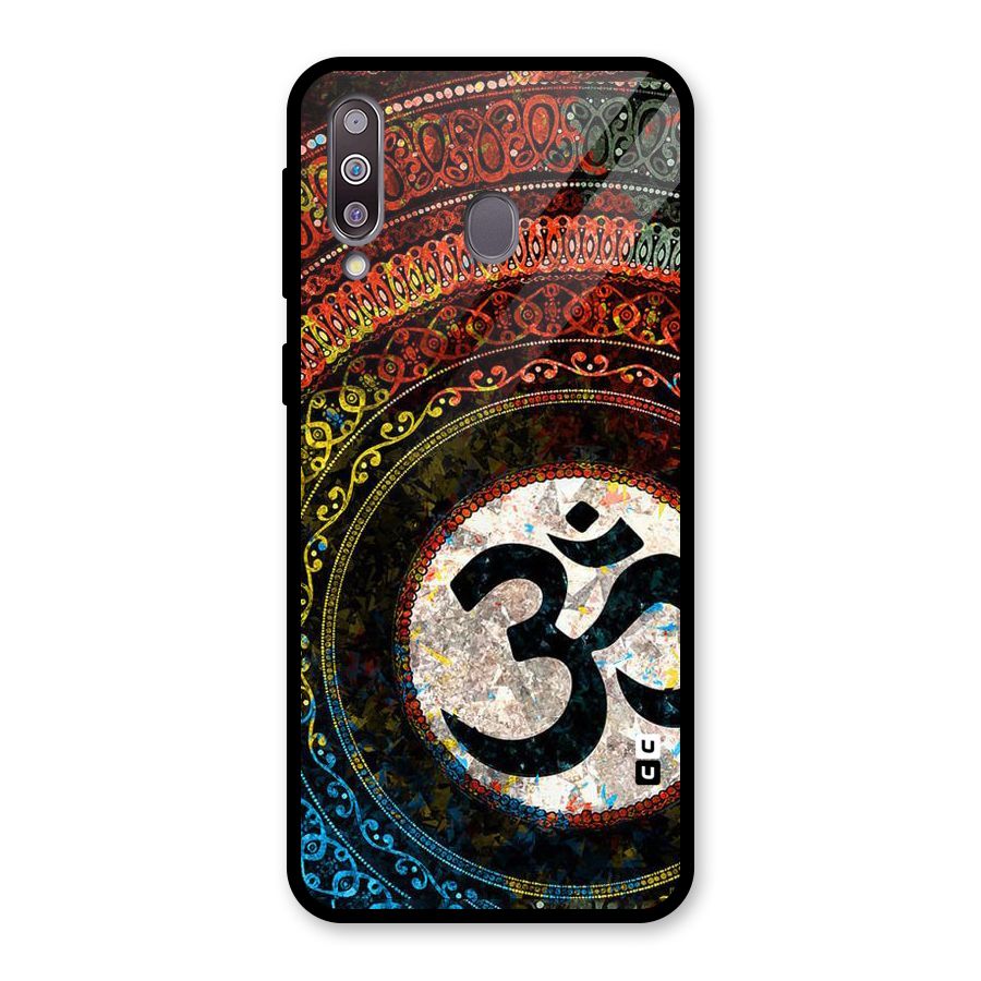 Culture Om Design Glass Back Case for Galaxy M30