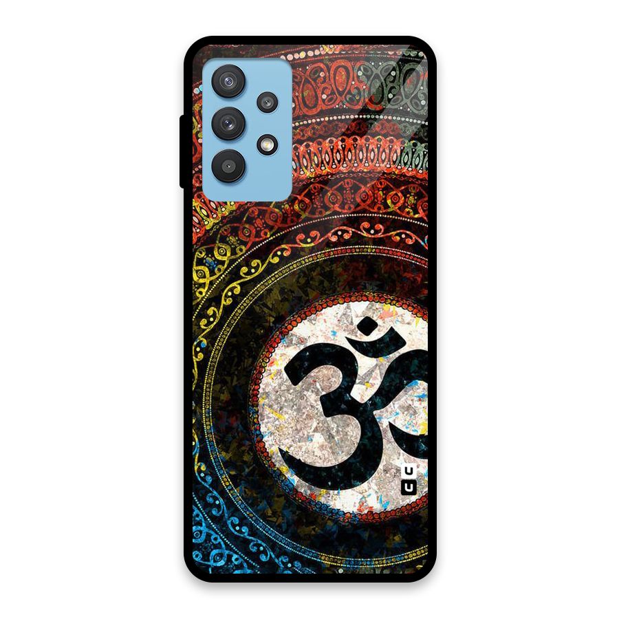 Culture Om Design Glass Back Case for Galaxy M32 5G