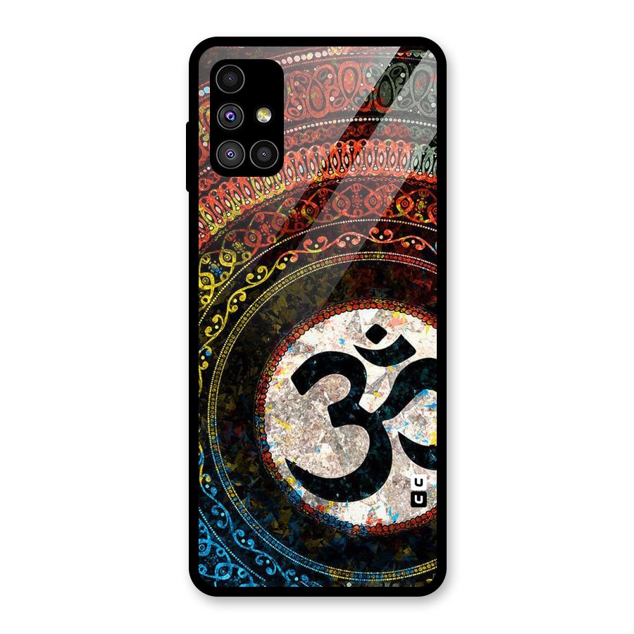 Culture Om Design Glass Back Case for Galaxy M51