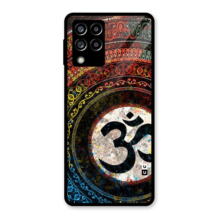 Culture Om Design Glass Back Case for Galaxy M53 5G