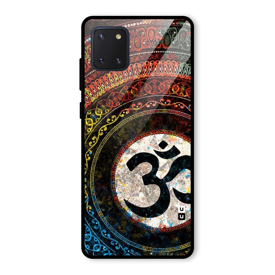 Culture Om Design Glass Back Case for Galaxy Note 10 Lite