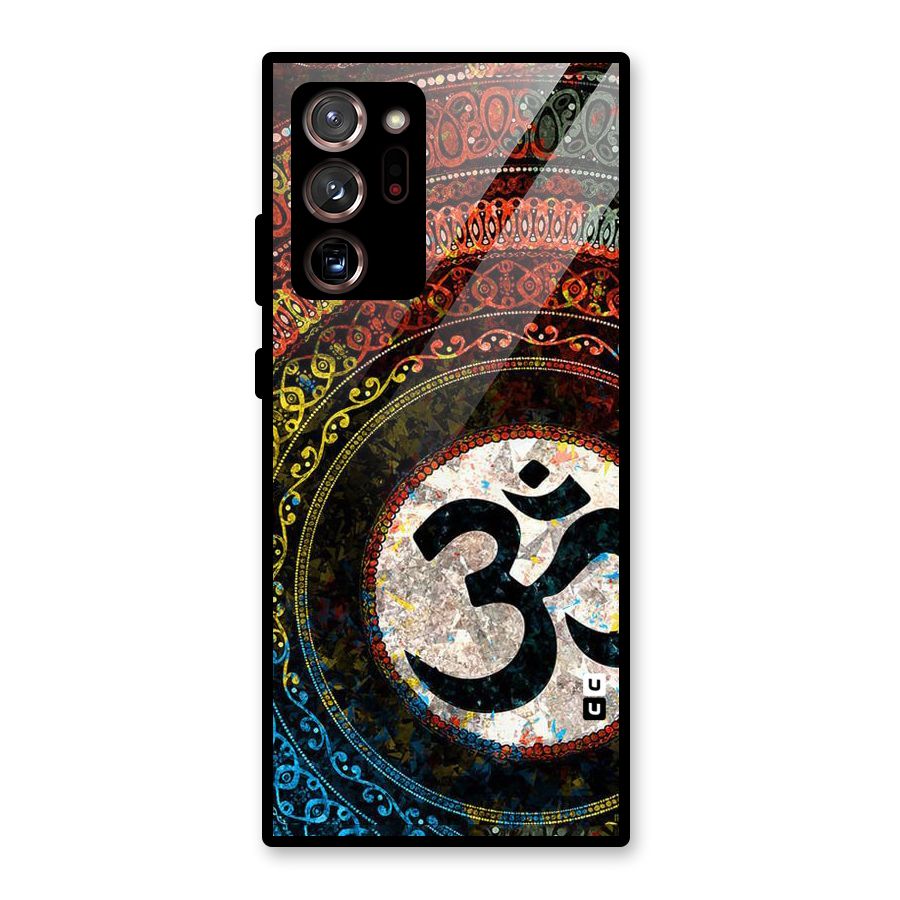 Culture Om Design Glass Back Case for Galaxy Note 20 Ultra 5G
