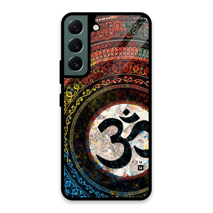Culture Om Design Glass Back Case for Galaxy S22 5G
