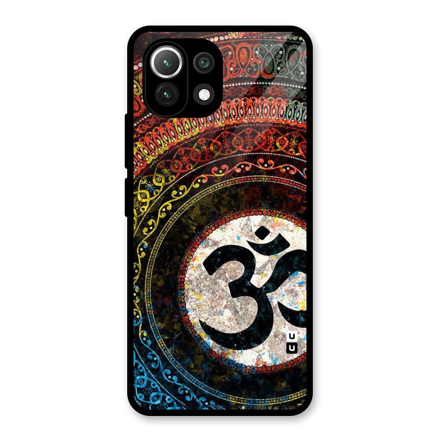 Culture Om Design Glass Back Case for Mi 11 Lite