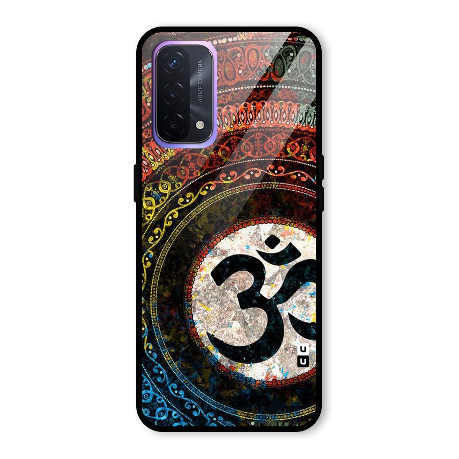 Culture Om Design Glass Back Case for Oppo A74 5G