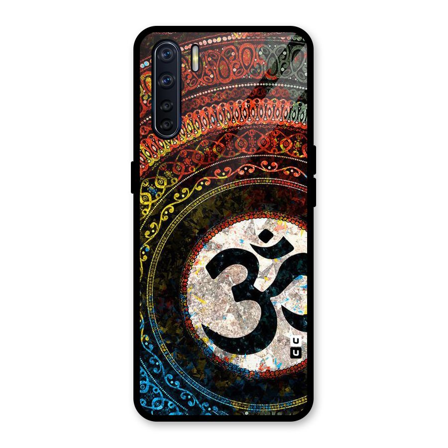 Culture Om Design Glass Back Case for Oppo F15