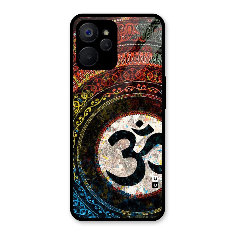 Culture Om Design Glass Back Case for Realme 9i 5G