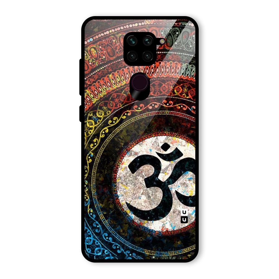 Culture Om Design Glass Back Case for Redmi Note 9