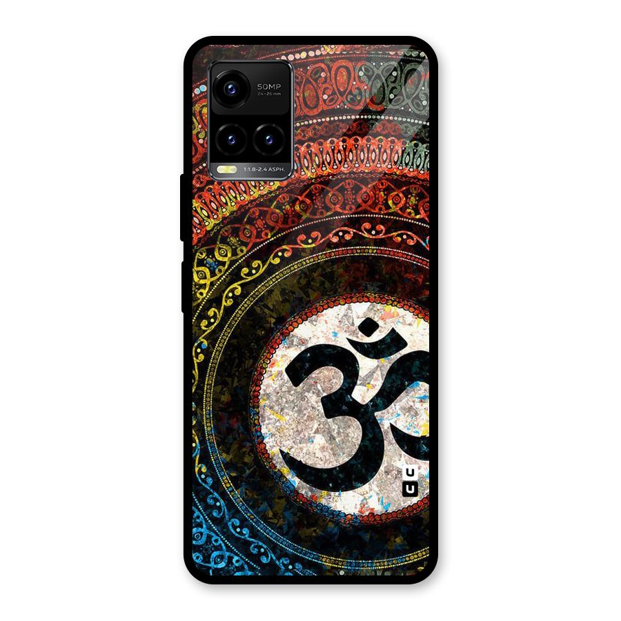 Culture Om Design Glass Back Case for Vivo Y21T