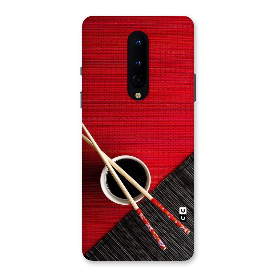Cup Chopsticks Back Case for OnePlus 8