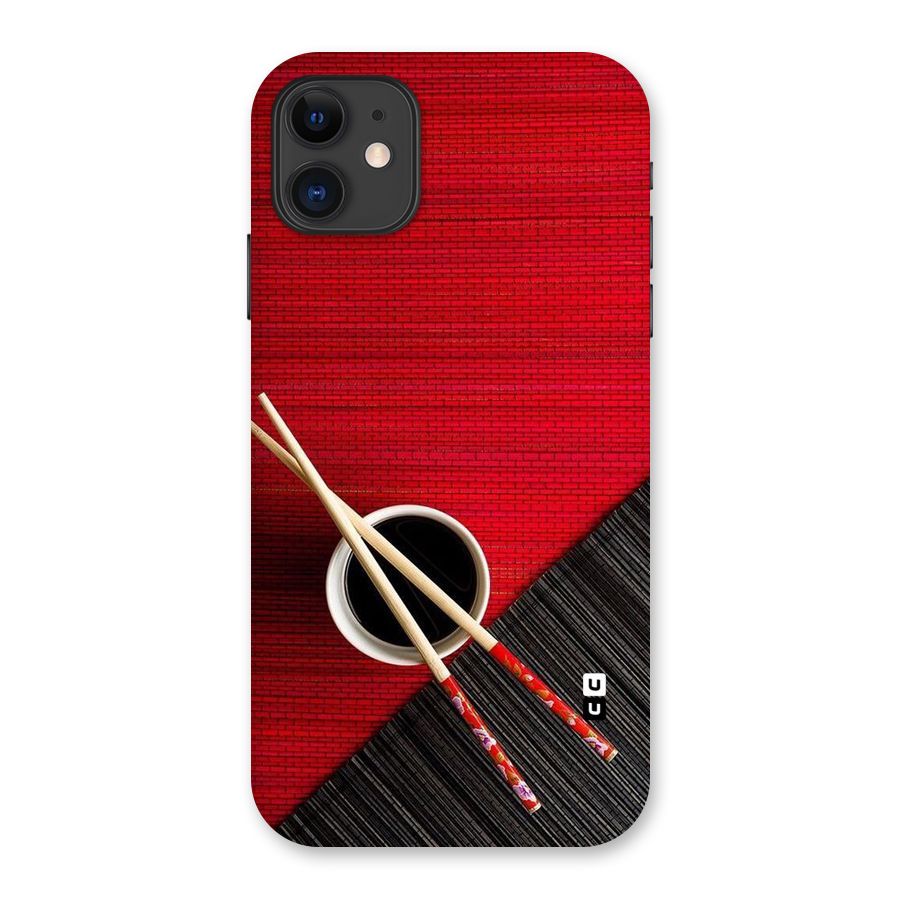 Cup Chopsticks Back Case for iPhone 11