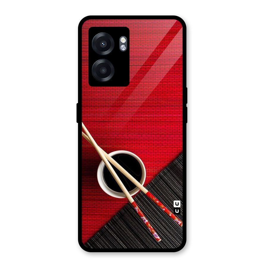 Cup Chopsticks Glass Back Case for Realme Narzo 50 5G