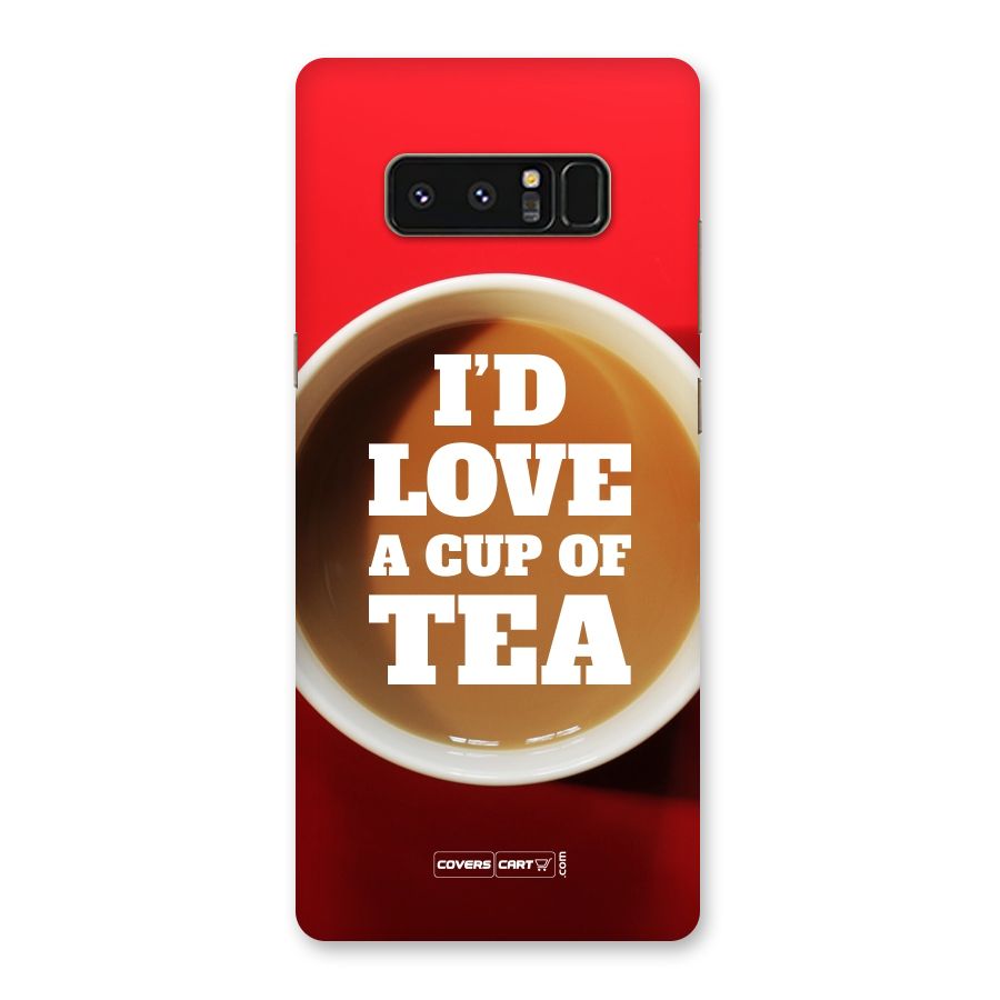 Cup of Tea Back Case for Galaxy Note 8