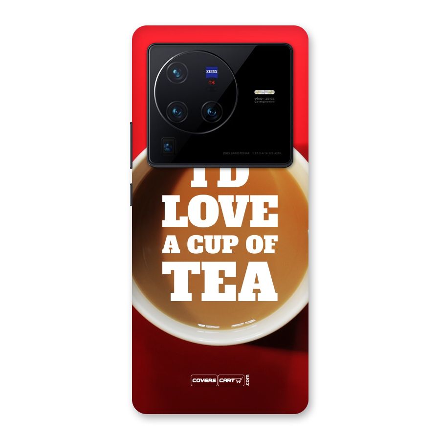 Cup of Tea Back Case for Vivo X80 Pro
