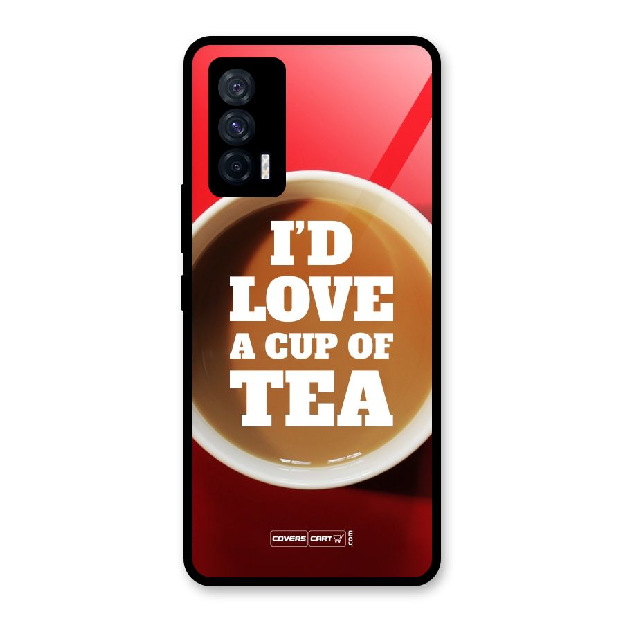 Cup of Tea Glass Back Case for Vivo iQOO 7 5G