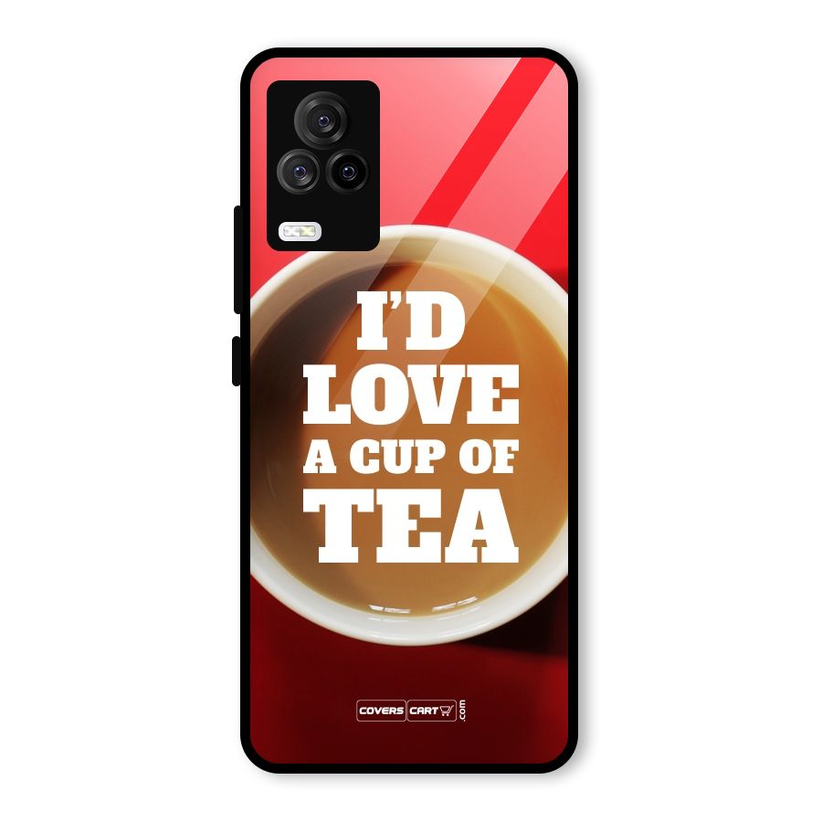 Cup of Tea Glass Back Case for Vivo iQOO 7 Legend 5G