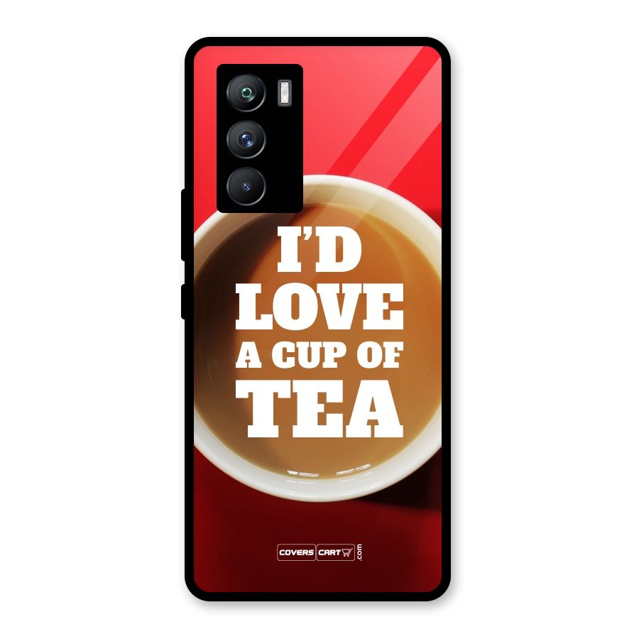 Cup of Tea Glass Back Case for Vivo iQOO 9 SE