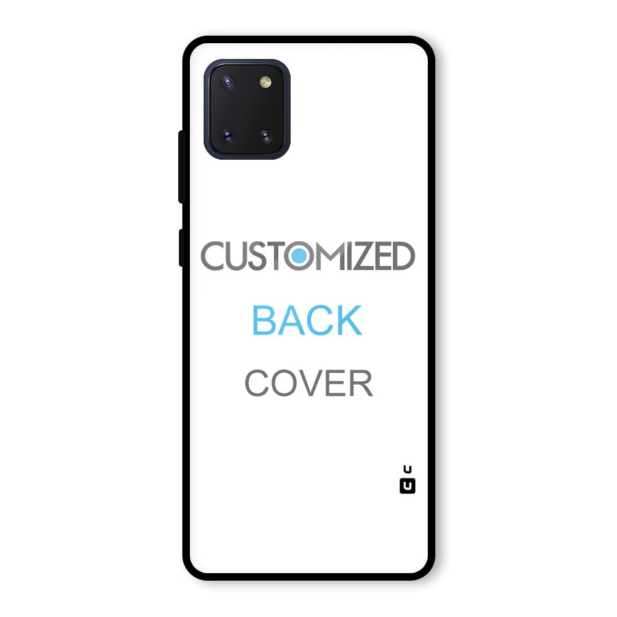 Customized Glass Back Case for Galaxy Note 10 Lite