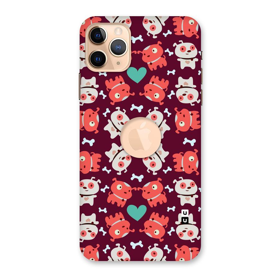 Cut Dog Design Back Case for iPhone 11 Pro Max Logo Cut