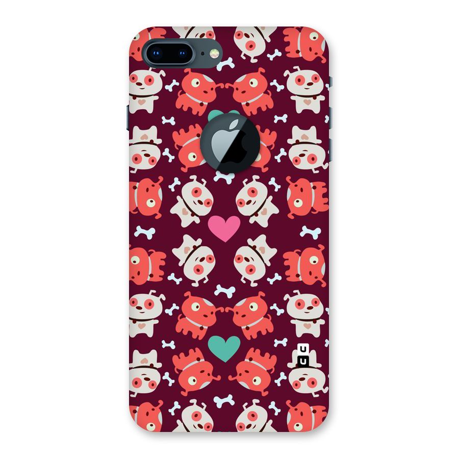 Cut Dog Design Back Case for iPhone 7 Plus Logo Cut