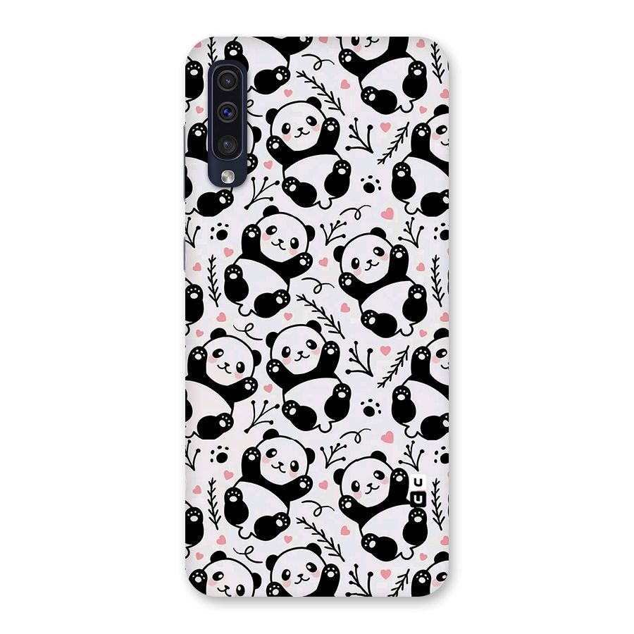 Cute Adorable Panda Pattern Back Case for Galaxy A50s